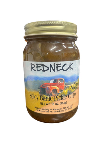 Redneck Spicy Garlic Pickle Chips